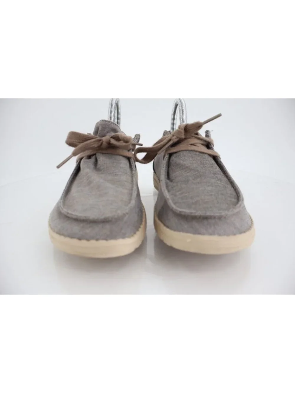 Hey Dude Wendy Size 7 Women’s Slip On Shoes Comfy Stretch Steppa Gray